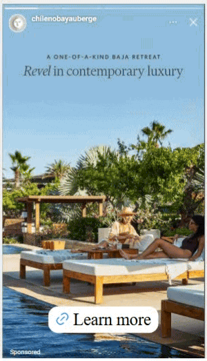 Auberge Rebrand Instagrame Story